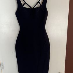 Bandage Dark Blue Dress Size S 