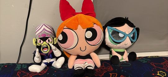 Powerpuff girls plush set