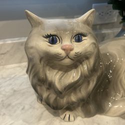 Vintage Huge Ceramic Persian Cat 