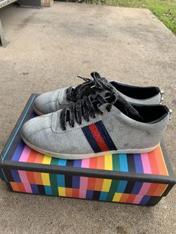 Gucci glitter web sneakers sz 9