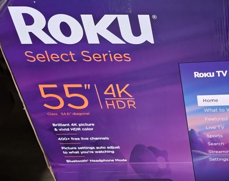 TV ROKU SMART 55".