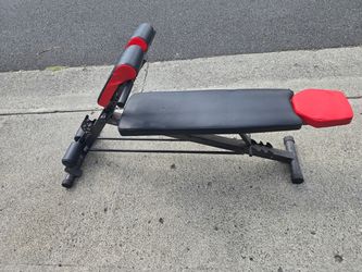 Work Out Bench and Weights