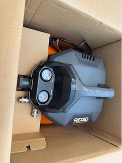 6 Gal. 150 PSI Portable Electric Oil-Free Jobsite Pancake Air Compressor with Dual Pressure Gauges and 2-Quick Couplers