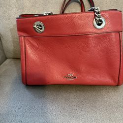 Coach Red Handbag 