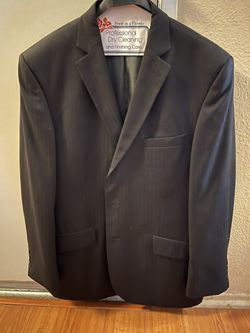Claiborne Men’s Black Suit Jacket Size 44 Regular 