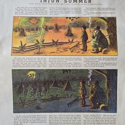 Vintage Injun Summer poster