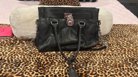 Used Michael Kors purse with silver hardware