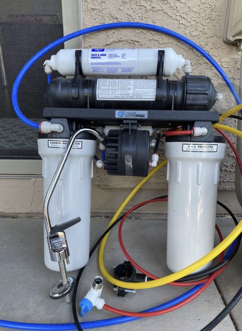 Hague H3500 Reverse Osmosis 4 filters good condition 80 Membrane for