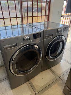 Kenmore from load washer and gas dryer set