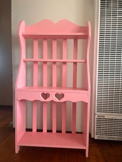Adorable Flamingo Pink bookcase/curio caninet