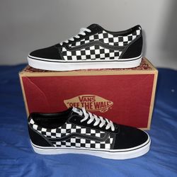checkered vans size 12
