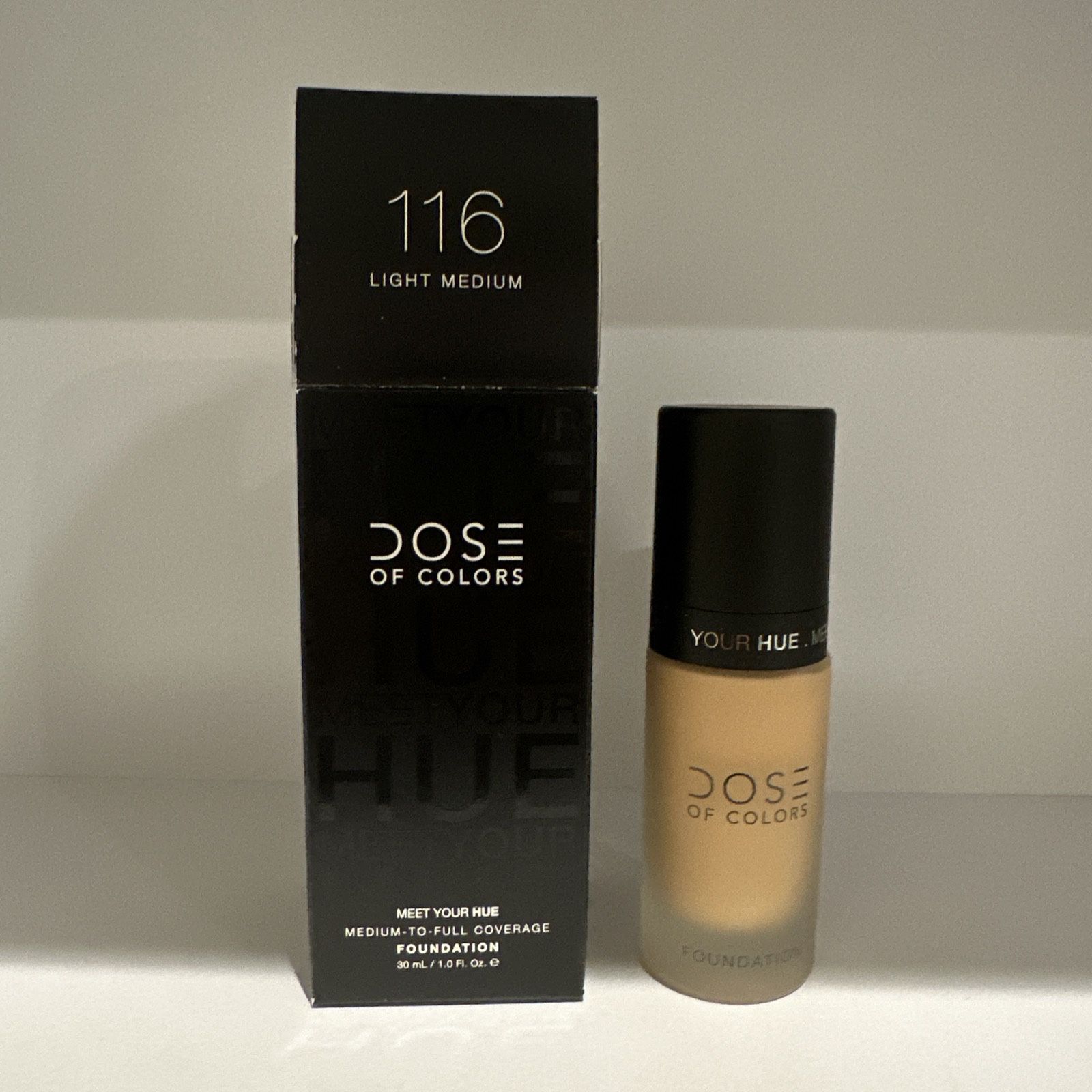 Dose Of Colors Find Your Hue Medium To Full Coverage Foundation Light Medium 116