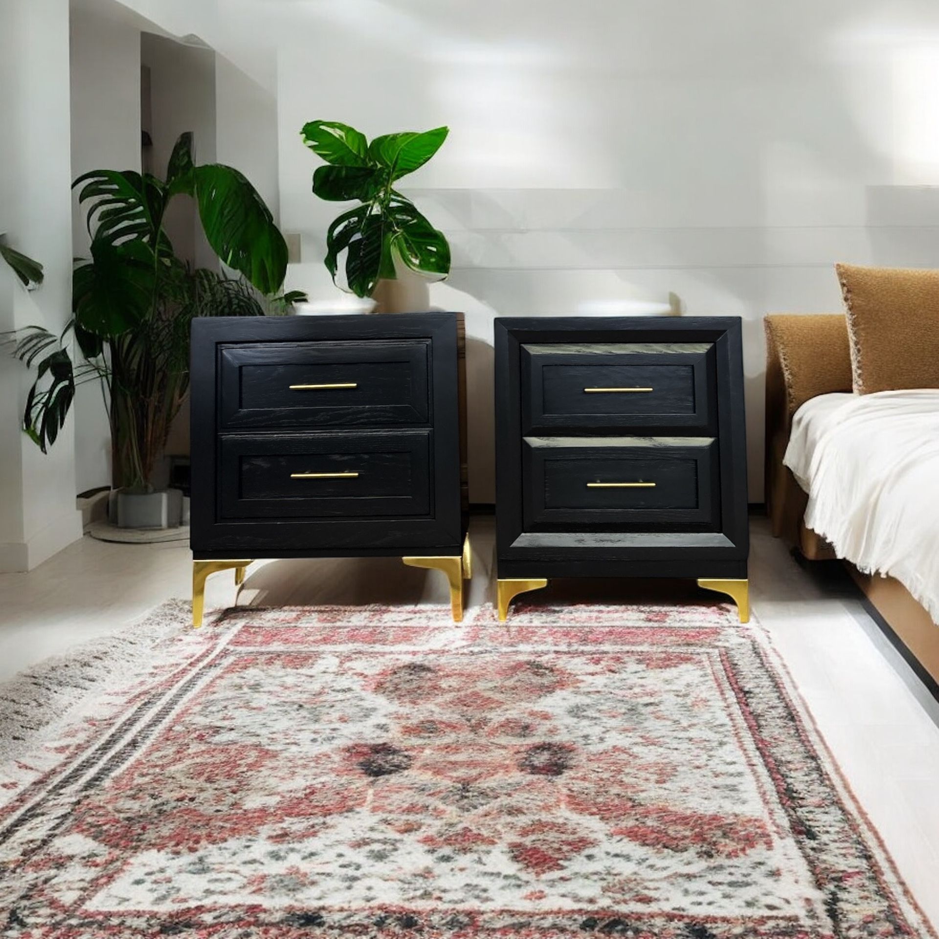 Pair Of Refinished Thomasville Nightstands