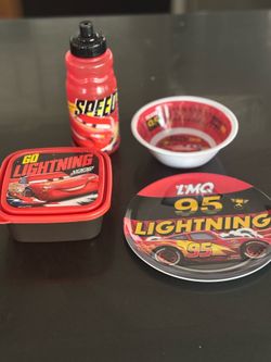Lightning McQueen dinnerware