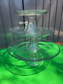 A Set Of Cakes Glass Display