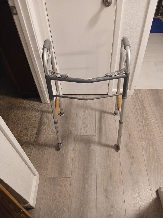 Brand New Guardian 2 Wheel Walker Aluminum  300lb. Weight Capacity 