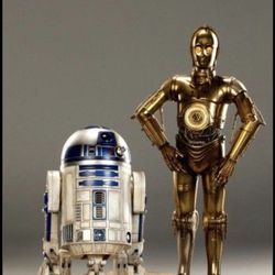 Sideshow C-3PO And R2-D2 Premium Format Statue Hot Toys Star Wars