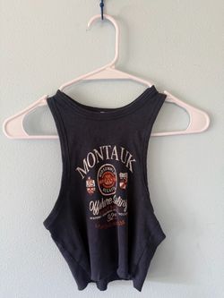 Montauk Ribbed Graphic Tank Top