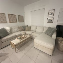 City furniture Asheville Light Taupe Fabric Medium Right Chaise Sectional