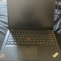 Lenovo ThinkPad laptop with a Ryzen 7 "Pro" processor