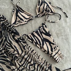 New Matte Collection Zebra Bikini