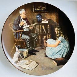 The Story Teller Collectors plate