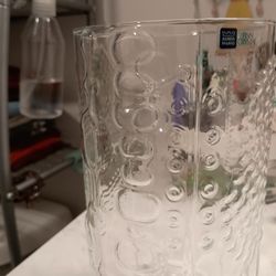 Awesome ,Fun Finnish Crystal. $65 for Vase &$40 For Serving Bowl