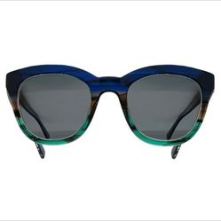 Eyebuydirect Tropic 52-24-145 C3 Blue Green Acetate Sunglasses  Frames Only