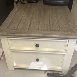 Coffee Table With Two End Table