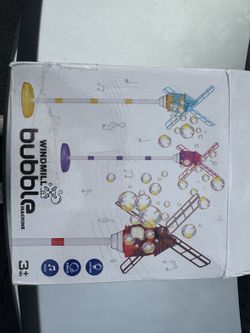 Windmill Bubble Machine with Music & Lights (Ages 3+) — New in Box