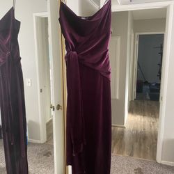 Velvet Purple Dress