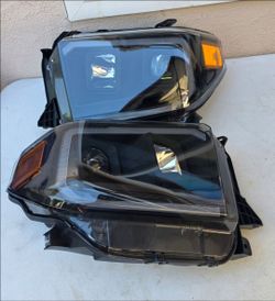 14-21 Toyota Tundra LED DRL Projector Headlights Luces Focos Micas Faros Faroles Headlamps