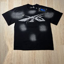 Black rhinestone Hellstar T Shirt