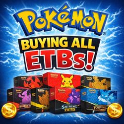 BUYING - POKEMON ETB’S $$$TOP DOLLAR$$$