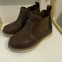 Toddler Brown Booties Size 9