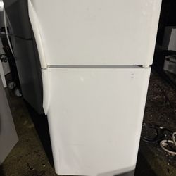 White Refrigerator, Top Freezer Bottom Fridge 