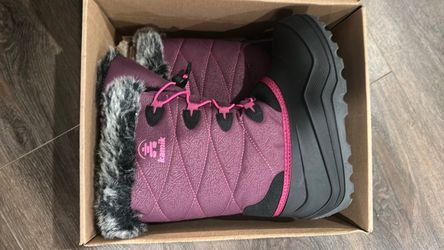 Kamik Snowangel Grape Youth Winter Boots Size 5
