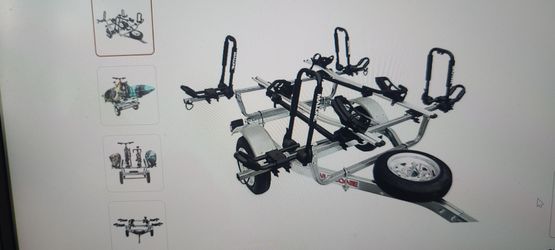 Malone Microsport 2 Kayak 2 Bicycle Trailer