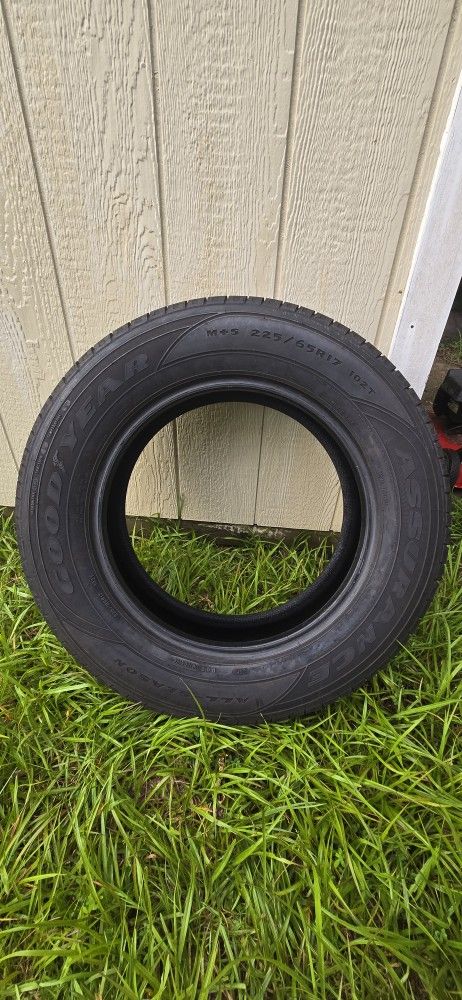 Good Year Assurance Tire Nearly New.