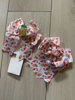flamingo hair accessories 1 Set For $3/ 2set For$5