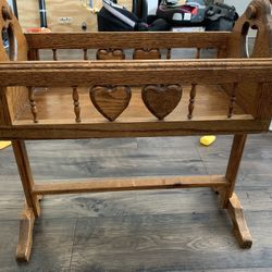 Antique Rocking Cradle For Baby Dolls