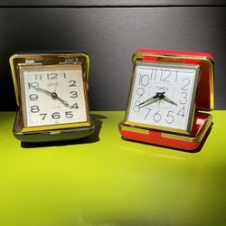 Vintage Travel Clocks - Mid Century 