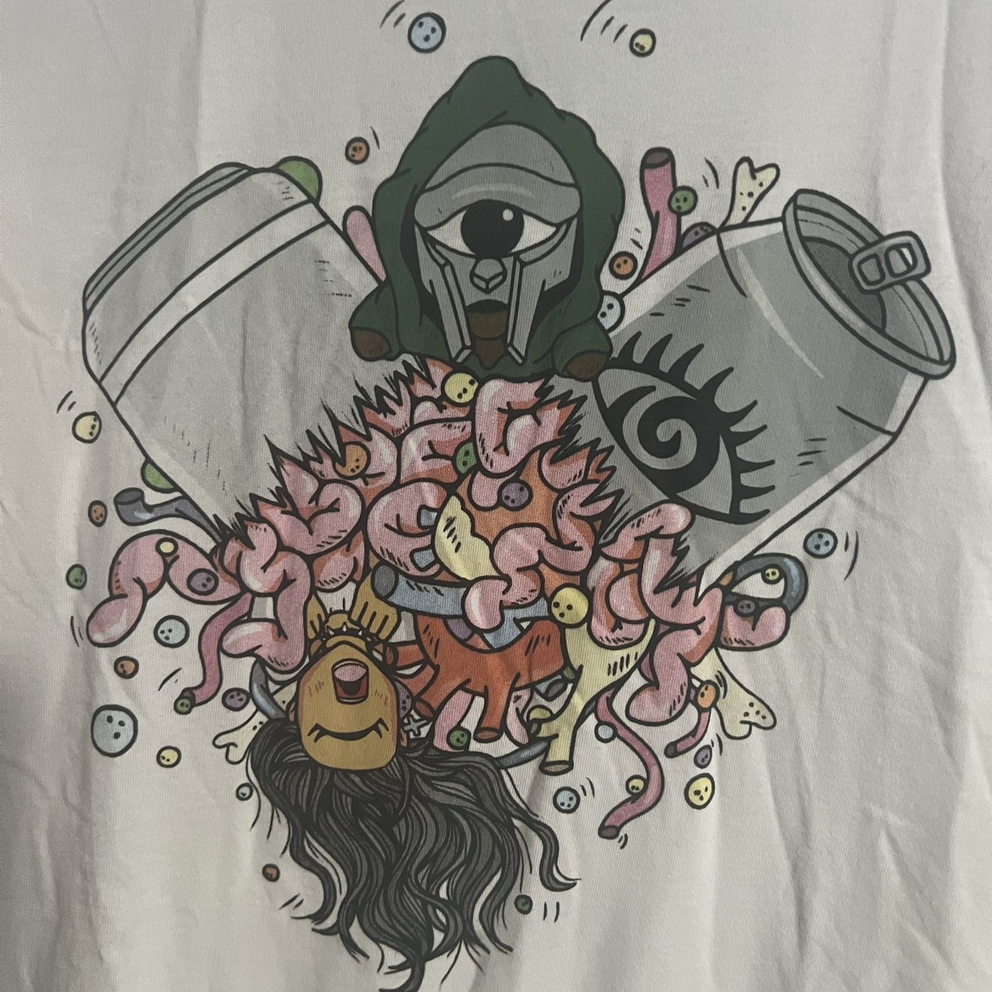 Brand New MF DOOM X Distorted One Beer Limited Shirt Size XL