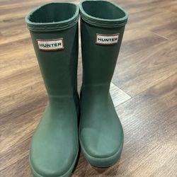 Hunter Rain Boots - Youth Size 13