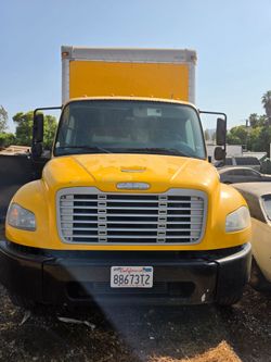 Freightliner Yellow Box Truck