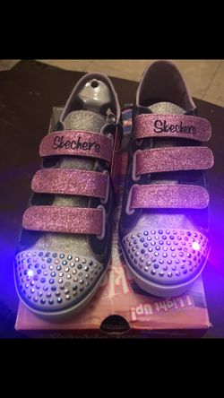 Skechers Twinkle toes light up girls shoes