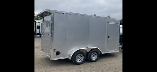 All aluminum cargo trailer
