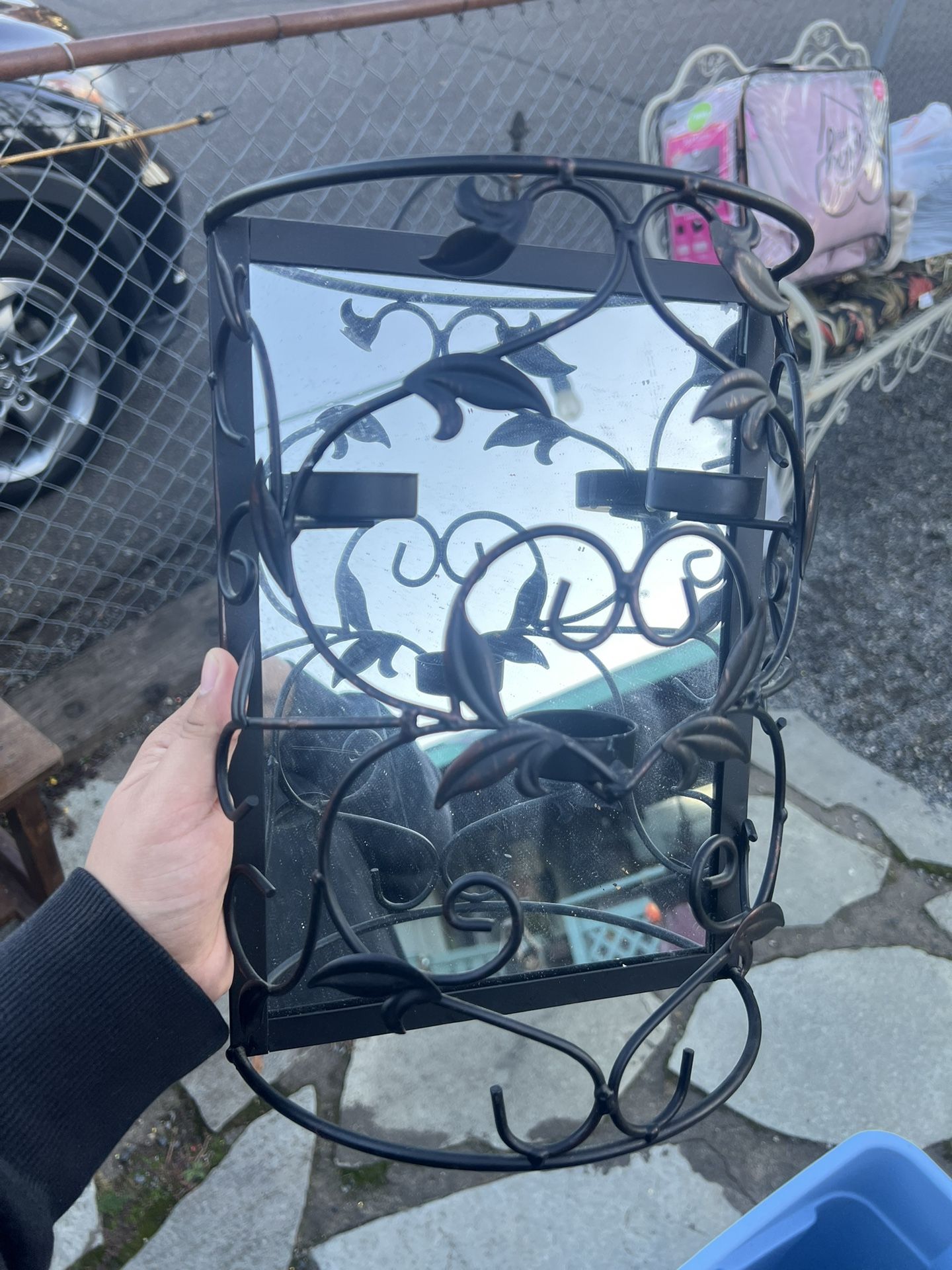 Mirror Candle Holder