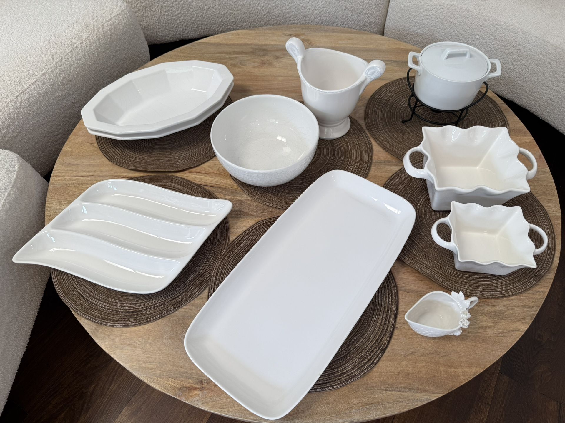 Tray - Bowl - Serving Platter - Soup Bowl With Warmer