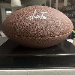 Nico Iamaleava Signed Wilson Super Grip Full Size NFL Football Schwartz